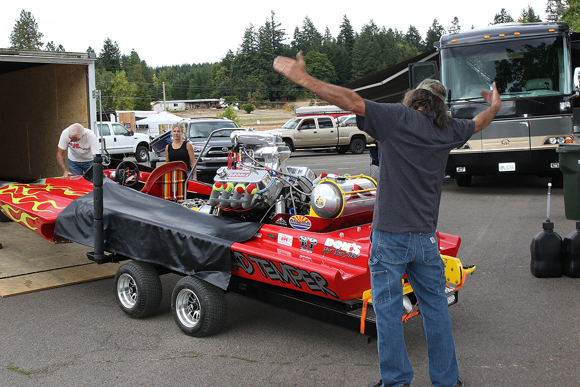 Matt Hakki's new ride, gone to a hydro now. This is his 3rd race boat in a little over a year.