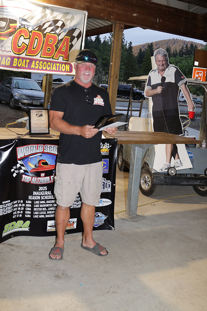 NJBA racer Marc Lane's win here in Super E capped off a very successful weekend for the jet boat driver. 